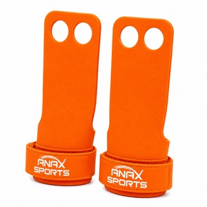 Poignée de gymnastique à 2 trous en cuir de qualité supérieure pour une durabilité longue durée, respirante - Product Image 3