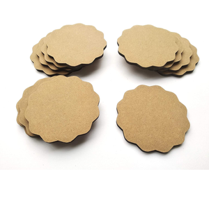 Posavasos Hexagonales de MDF, Diseño Sólido, 6mm de Grosor, Antideslizantes, para Uso Decorativo - Product Image 5