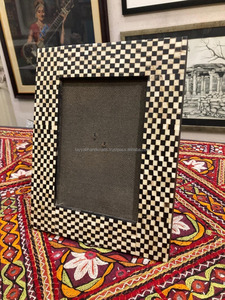 Cadre photo en incrustation d'os Artisanat à forte demande Technique polie Style nautique et animal Décor à la maison - Product Image 2