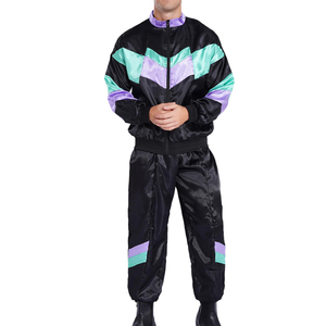 Custom Manufacturer High Quality Streetwear Solid Color Windbreaker <b>Tracksuits</b> Set New Arrival Men Windbreaker Set - Product Image 3
