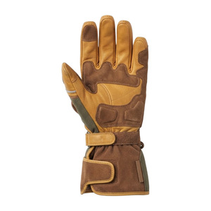 Gants de course SAAR INDUSTRIES, doigts entiers, paume en cuir de vachette, sangle de poignet réglable, fermeture auto-agrippante, imperméables - Product Image 3