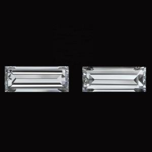 Pierre de Moissanite taille Baguette VVS Couleur D Diamant en vrac Tendance Meilleure Vente Fabrication de Bijoux Prix Direct Usine Vente en Gros - Product Image 2