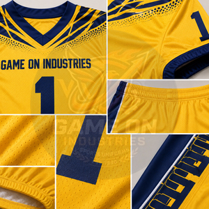 Wholesale Rate Manufacturer Supplier Polyester Team Practice Training Sportswear High Quality Custom American Football Uniform - Product Image 5
