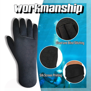 Guantes de Buceo de Alta Visibilidad, 3mm de Grosor, Protección Reforzada para Equipos de Rescate y Señalización Subacuática en Condiciones de Baja Luz - Product Image 2