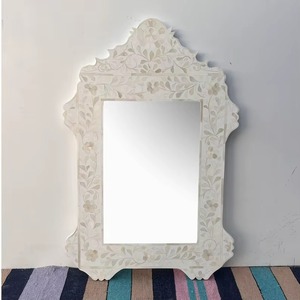 Premium Designer Art Deco Adjustable Handmade Inlay Frame Wall Mirror for Hotels Resorts <b>Dressing</b> Tables Modern Homes Hallways - Product Image 5