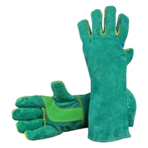 Best Performance Heavy Duty Reinforced MIG Welding <b>Gloves</b> Cowhide Cotton Abrasion Resistant Firefighting Construction Work Wear - Product Image 5