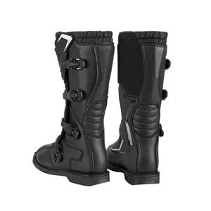 Botas de Motociclismo Unisex de Cuero, Zapatos de Montar Elegantes, Duraderos y Protectores, Diseño Touring con Capa Interior de Poliéster para Mayor Comodidad - Product Image 3
