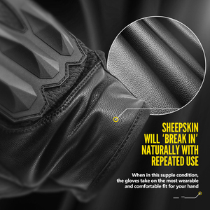 Guantes Tácticos con Protección en los Nudillos, Pantalla Táctil, Medios Dedos/Sin Dedos, Transpirables, de Microfibra, para Motociclismo y Deportes, para Hombre - Product Image 5