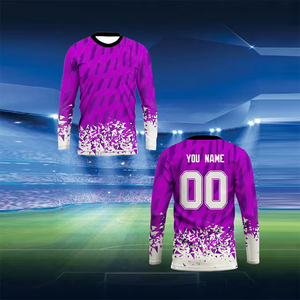 เสื้อยืดแขนยาวสำหรับผู้ชาย ผลิตจากโพลีเอสเตอร์ ระบายอากาศได้ดี เป็นมิตรกับสิ่งแวดล้อม เสื้อผ้าสตรีทแวร์ เสื้อยืดคอกลมทรงพอดีตัวสำหรับผู้ชาย - Product Image 3