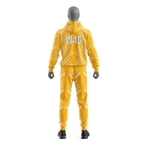 Survêtements à capuche pour hommes personnalisés, style sportif, imprimés, pour le printemps, en tissu respirant polyester/coton écologique - Product Image 3
