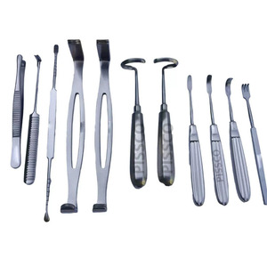 PISSCO Rib Harvest Surgical <b>Instrument</b> Set 11 Pcs For Plastic Surgery Costal Cartilage Harvest Set For Rhinoplasty Set - Product Image 5