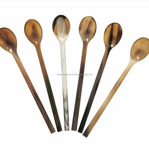 Top Design Buffle Corne Cuillère Fourchette Couverts Avec TOUTES Les Couleurs Poignée En Résine pour Table À Manger Couverts Cuillère Fourchette Ensemble Usage Domestique FWE - Product Image 1