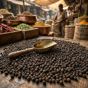 Polvo de pimienta negra India Sabor aromático de tierra fina para el mercado global Pimienta negra india a granel - Product Image 1