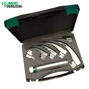 Set de Laringoscopio de Fibra Óptica con 6 Hojas (00, 0, 1, 2, 3, 4, 5) de Acero Inoxidable Alemán Manual para Diagnóstico ORL - Product Image 5