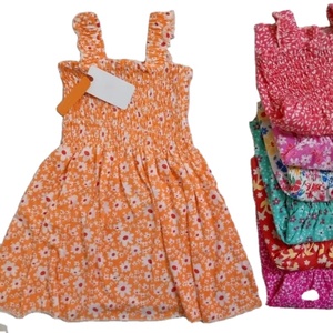 Alta calidad última moda al por mayor niñas vestido de verano niñas nuevo vestido de algodón sin mangas para niños de Bangladesh - Product Image 1