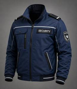 Veste de travail unisexe en nylon 100 % enduit, haute qualité, personnalisable, pour homme, uniforme de garde de sécurité, modèle hiver, best-seller - Product Image 2
