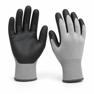 Gants de travail en nitrile texturés, antidérapants, respirants, durables, pour les tâches quotidiennes, épaisseur 10 mil, nouvelle génération, résistants aux produits chimiques - Product Image 1