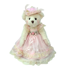 Customized Wholesale Dress up Pretty <strong>Teddy</strong> Plush Soft Bear Toy for Baby and Children - Product Image 1