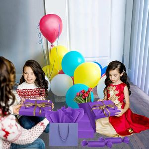 100 Fogli di Carta Velina Viola 14 X 20 Pollici, Confezione Grande per Matrimoni, Compleanni, Progetti Fai-da-Te, Confezioni Regalo, Decorazioni e Lavori Artigianali - Product Image 3