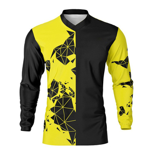 100% Polyester Motocross Jersey Custom Wholesale Sportswear With Racing Team <b>Name</b> Printed Motocross Jersey Adults Unisex - Product Image 6