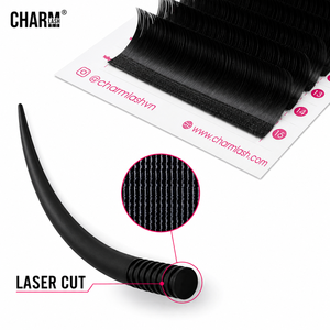 Charmlash Cils en vison, Cils laser, Plateaux de cils en soie, Vente en gros, Marque privée, Technologie de pointe, Plus naturels, Longueurs mixtes - Product Image 1