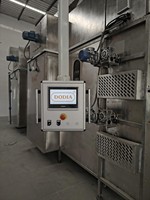 Machine de séchage automatique de flocons de riz en acier inoxydable, équipement de séchage alimentaire à air chaud, système de traitement continu industriel