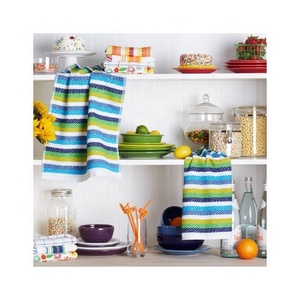 Customizable Factory Direct Sale Organic Cotton Royal Riviera Pears Embroidered Dish Towel Kitchen Wedding <b>Table</b> <b>Easter</b> Decor - Product Image 3