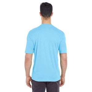 T-shirt en jersey de polyester à col rond et manches courtes pour homme, coupe classique, couleur unie, 220g, anti-boulochage, respirant, décontracté, best-seller 2026 - Product Image 6