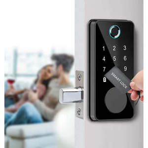 Nouvelle arrivée entièrement automatique serrure intelligente avec empreinte digitale serrure de porte prix électronique serrure intelligente porte d'entrée wifi - Product Image 6