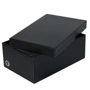 Caja de Almacenamiento de Zapatos Plegable Ecológica para Hombre y Mujer, Organizador de Papel Corrugado Reciclable, Diseño Impreso Personalizado - Product Image 1