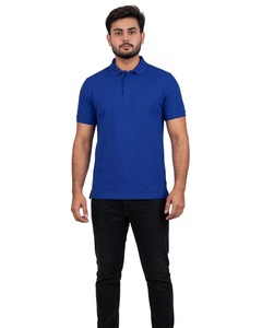Camisa de Manga Corta para Hombre, Poliéster Piqué, Tejido Transpirable, Anti-Pilling, Corte Regular, Deportivo, Logotipo Personalizado, Color Sólido, Botones - Product Image 1