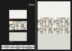 กระเบื้องบุผนังเซรามิกเคลือบเงาหรูหรา ขนาด 300x600 มม. (12x24 นิ้ว) สำหรับตกแต่งผนังภายในสไตล์ร่วมสมัย เหมาะสำหรับห้องน้ำและห้องครัว - Product Image 3