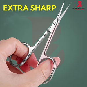 Ciseaux de manucure en gros d'usine, 3,5 pouces, en acier inoxydable, pointus et tranchants, pour le soin des ongles et des cuticules - Product Image 6