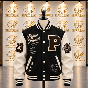 Chaqueta Varsity para Hombre, Manga Larga, Logotipo Bordado, Cuello Camisero, Chaqueta Letterman, Manga Larga, Unisex, Cortavientos - Product Image 6