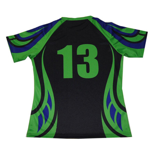 Ensemble de maillots de rugby respirants personnalisés pour hommes, impression par sublimation, uniforme sportif, shorts, tenue d'équipe pour la ligue de rugby - Product Image 2