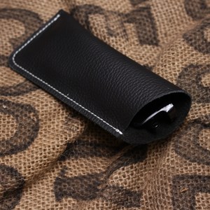 Soft Cowhide Leather Glasses Sleeve Genuine Pouch Luxury <b>Slim</b> Handmade Vintage Reading Spectacles Case Cover LGC-0181 - Product Image 4