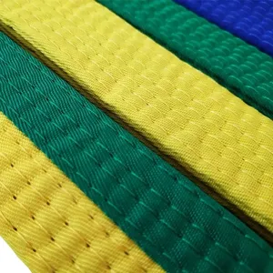 Ceintures d'arts martiaux personnalisées avec logo – Karaté, Taekwondo, Judo, BJJ – Ceintures de grade en coton premium pour entraînement et compétition – Vente en gros pour marques - Product Image 6