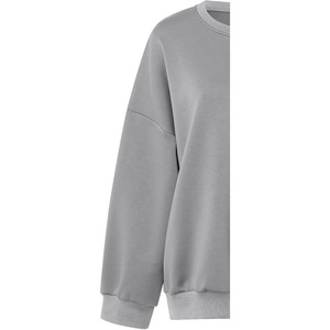 เสื้อสเวตเชิ้ตผู้หญิงทรงโอเวอร์ไซส์ คอวี ผ้าแคนวาส 240 กรัม ปักลายด้านหน้า ระบายอากาศได้ดี กันลม เป็นมิตรกับสิ่งแวดล้อม ผลิตจากผ้าฝ้ายออร์แกนิค 100% - Product Image 6