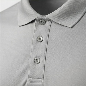 เสื้อโปโลผู้ชายไซส์ใหญ่ คอตตอน พลัสไซส์ บริการ OEM คอตั้ง แขนสั้น สตรีทแวร์ แอคทีฟแวร์ เสื้อท่อนบน สีตามสั่ง ทรงพอดีตัว - Product Image 4