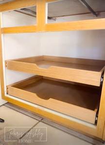 Custom Wood Pull Out Drawers for Kitchen Cabinets Slide Out Pantry Shelf Roll Out Storage Trays Wooden Cabinet Organizer - Product Image 2