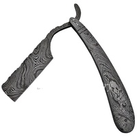 Couteaux SM, rasoir droit professionnel artisanal de luxe, lame en acier Damas, manche personnalisé, haute précision, personnalisation
