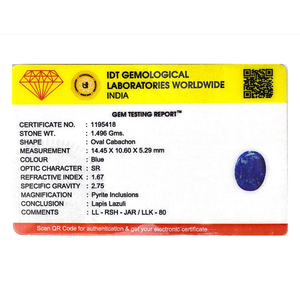 Premium 7.48 Ct Faceted Lapis Lazuli Loose Gemstone for Fine Jewelry - Product Image 4