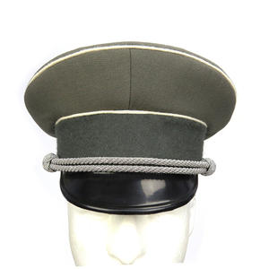 Casquettes de haute qualité avec broderie personnalisée à la main, options de tissu en laine, chapeaux de style uniforme - Product Image 1