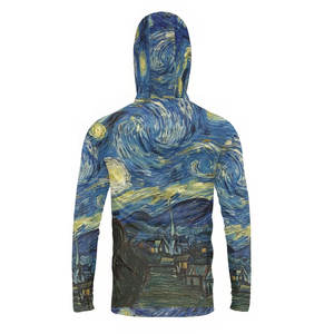 Nouveauté 2026 – Vente en gros – Maillot de pêche à manches longues pour homme, UPF 50+, protection solaire SPF 30, avec capuche – Vêtements de pêche – Chemises à capuche pour la pêche - Product Image 6