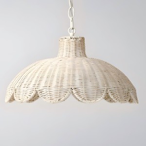 Hand-woven rattan chandelier excellent quality lampshade kids <b>lighting</b> direct supply from factory - Product Image 3