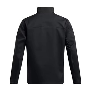 Comfortable Lightweight Canvas Breathable Windproof <b>Vintage</b> Winter <b>Windbreaker</b> Jacket Hooded Stand Collar Front Logo Men's - Product Image 5