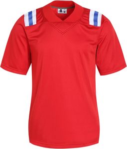 Camiseta de Fútbol Unisex HOLDEN INDUSTRY Azul 100% Poliéster con Cuello en V y Franjas Blancas en las Mangas, Uniforme Transpirable para Adultos - Product Image 6