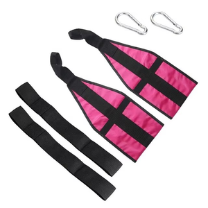 Sangles abdominales suspendues en caoutchouc robustes et personnalisées avec fermeture à boucle pour entraînement de fitness, utilisation sur barre de traction, développement musculaire - Product Image 4