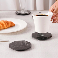 Nouvel ensemble de sous-verres en marbre onyx naturel, design moderne et antique de luxe, grande dalle, durable, écologique, pour la cuisine, qualité supérieure