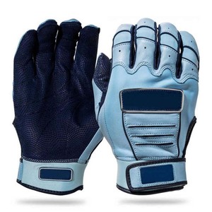 ELIXE SPORTS Gants de baseball en cuir ajustables les plus vendus (pour frappeur) Gauche/Droite Personnalisables Fermeture auto-agrippante Entraînement - Product Image 1